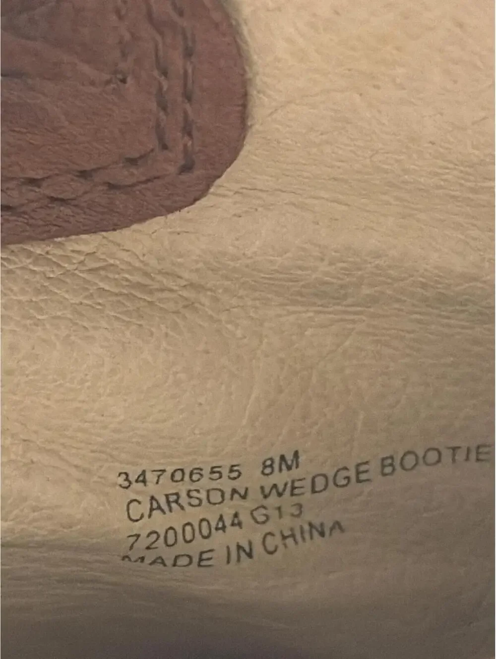 Frye Carson Wedge Bootie